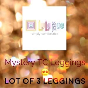 LulaRoe Mystery Legging -Lot of 3 🆕 TC leggings!